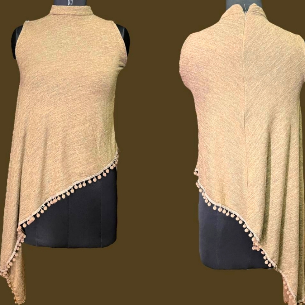 Olive elan brand top woollen - Picture 1 of 2